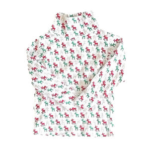 Eyelet & Ivy Boys White Reindeers Turtleneck size: 2T